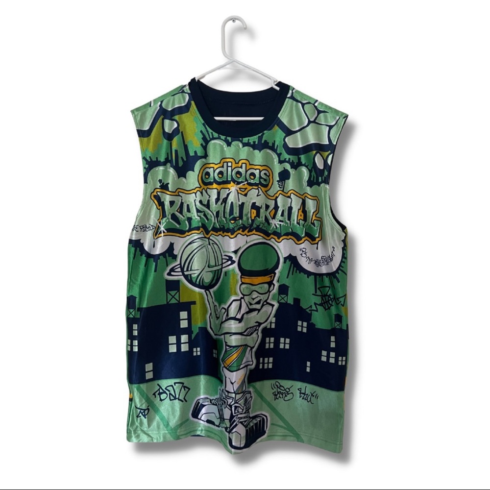 Adidas Basketball Tank sleeveless Shirt, oversized